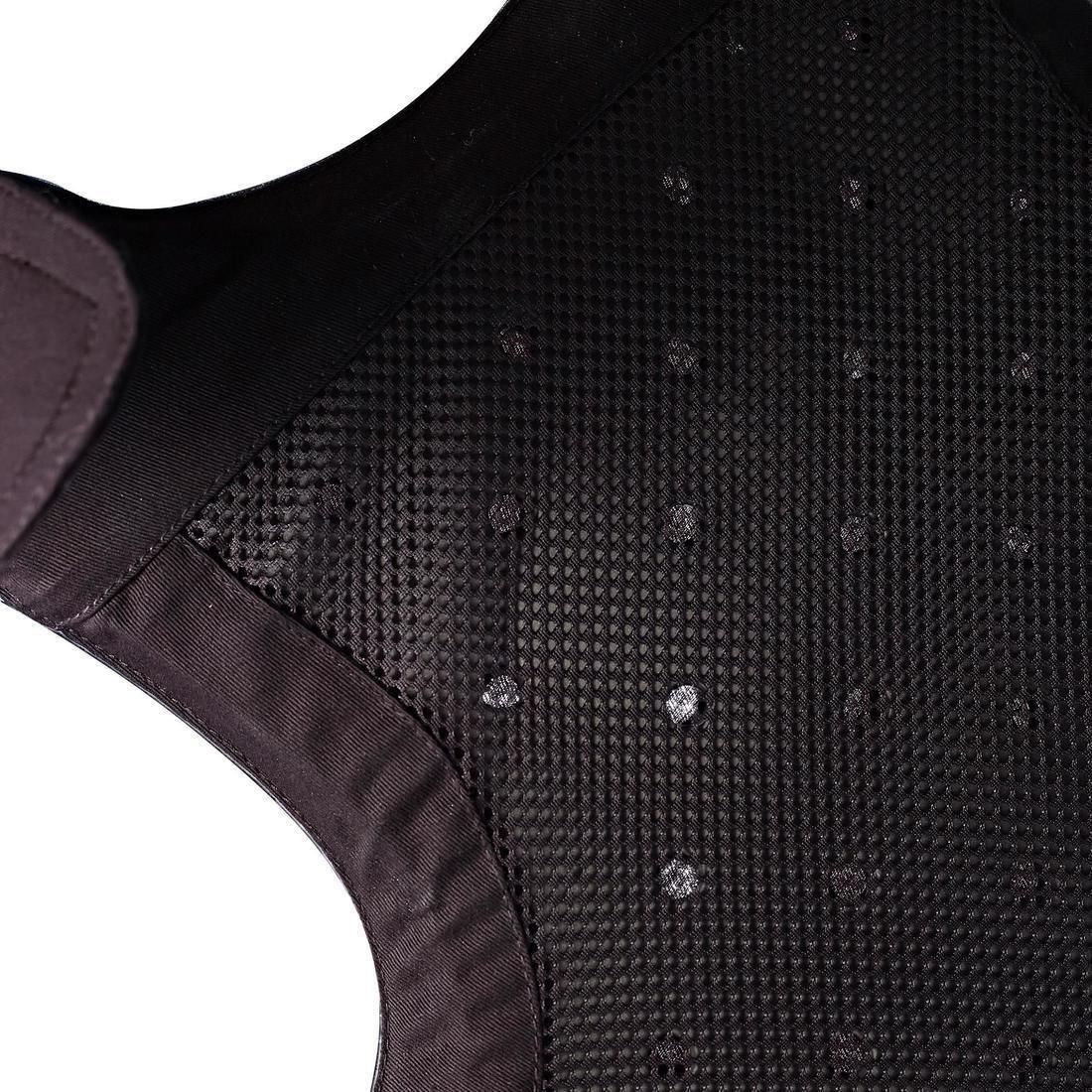 8-10Y Safety 100 Children's Horse Riding Body Protector, Black, No Color, large image number 2