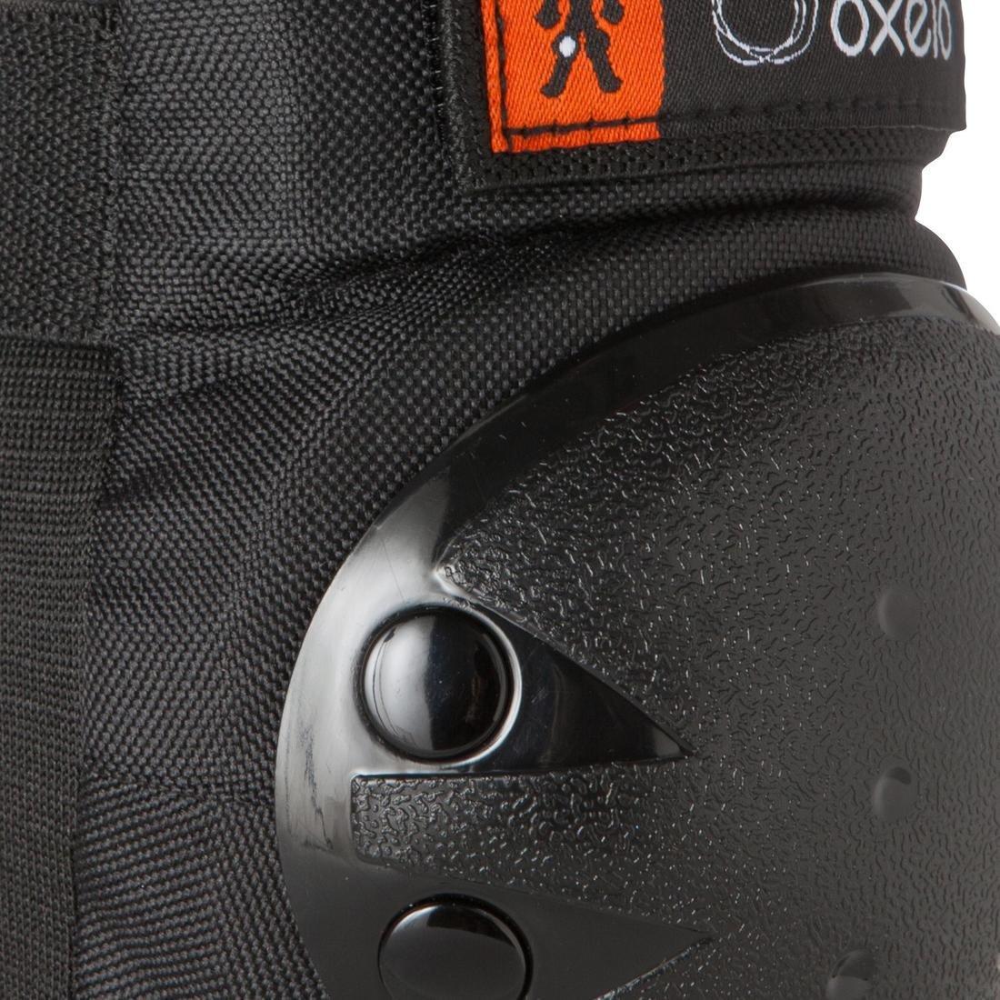 Basic Kids' 3-Piece Skating Skateboarding Scooter Protective Gear, Black, No Color, large image number 9