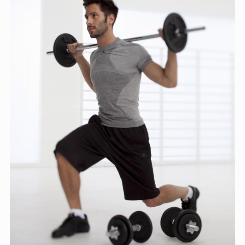 Bodybuilding 30 kg Dumbbells Set, No Color, large image number 2
