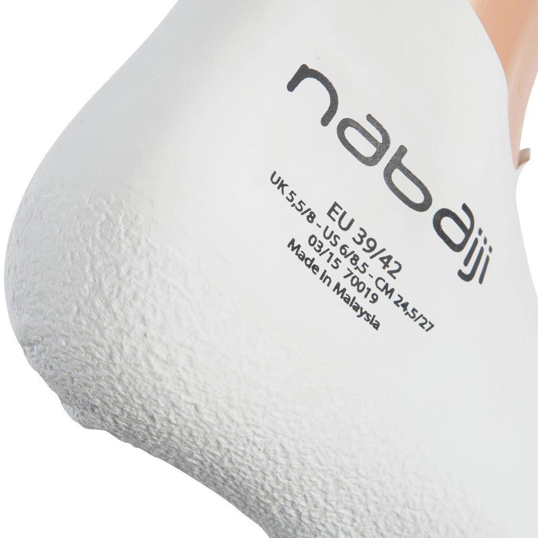 Unisex Silatex Swimming Socks, White, , large image number 2