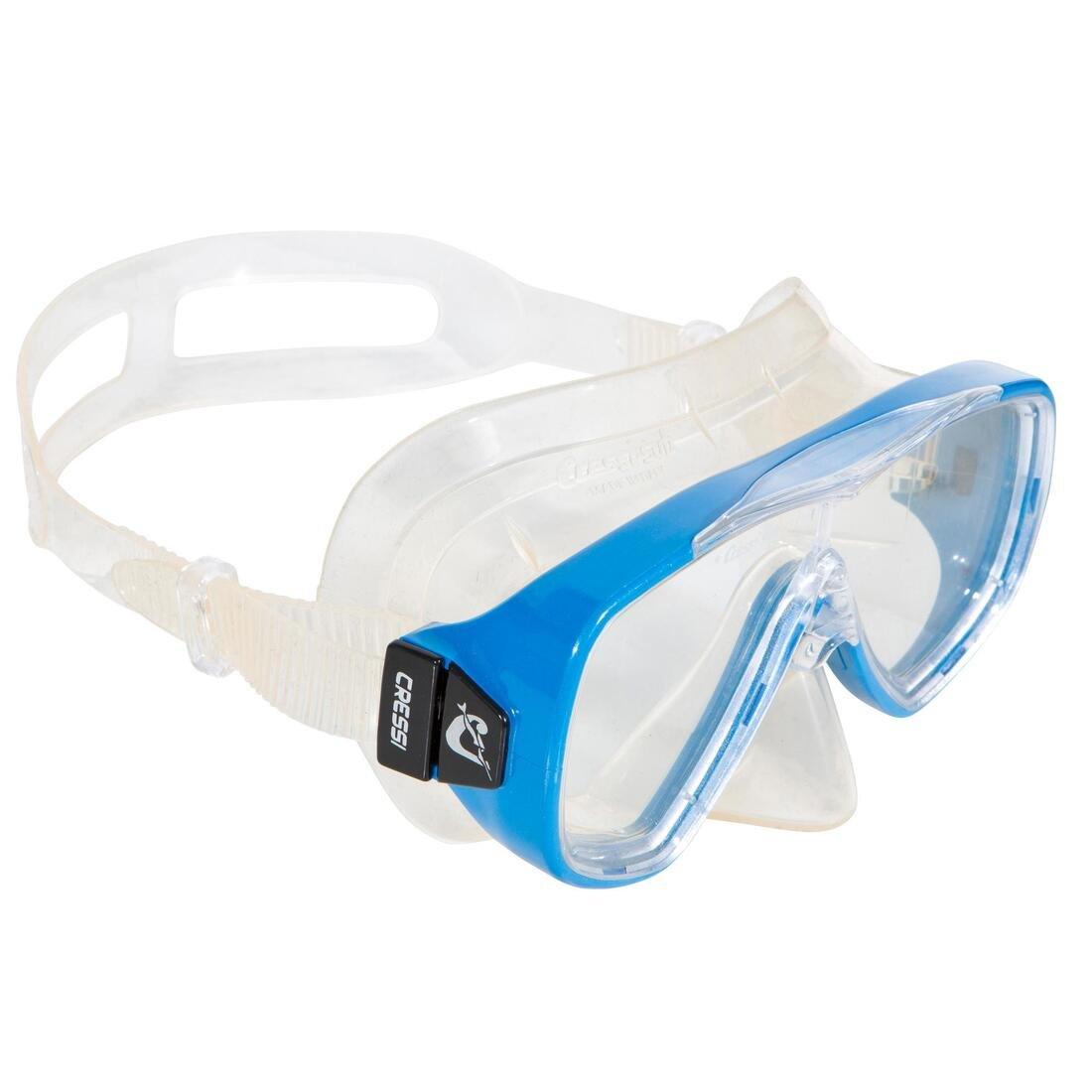 Cressi Palau Elastic Snorkelling Set, Blue, , large image number 6