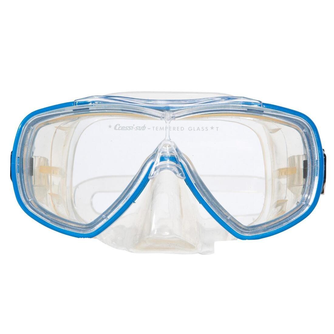 Cressi Palau Elastic Snorkelling Set, Blue, , large image number 7
