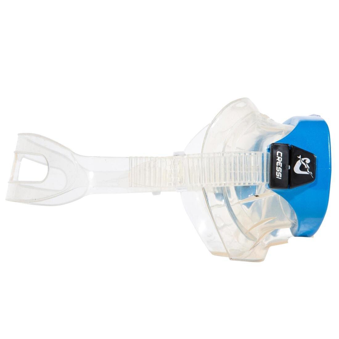 Cressi Palau Elastic Snorkelling Set, Blue, , large image number 9