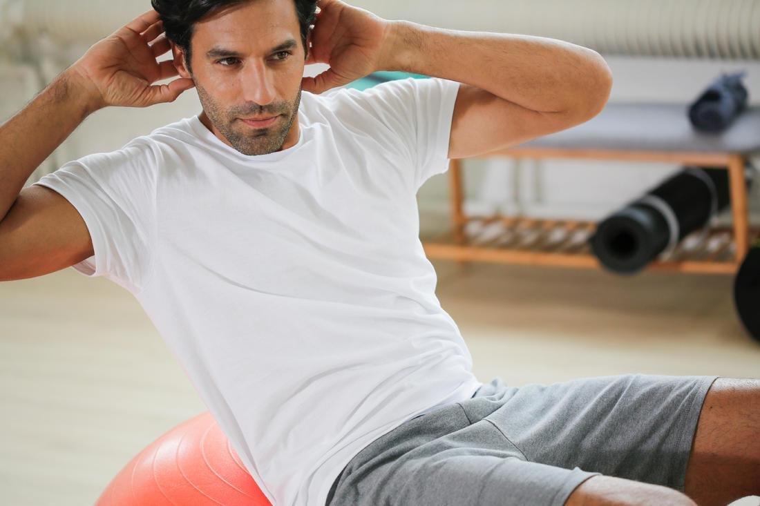 Fitness Pure Cotton T-Shirt Sportee, Graphite, No Color, large image number 6