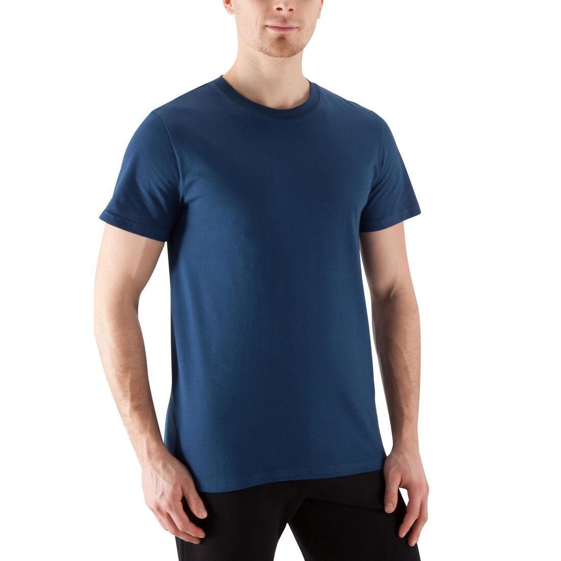 Fitness Pure Cotton T-Shirt Sportee, Graphite, No Color, large image number 12