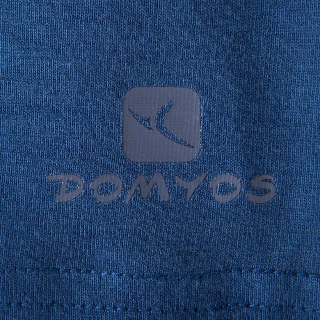 Fitness Pure Cotton T-Shirt Sportee, Graphite, No Color, large image number 4