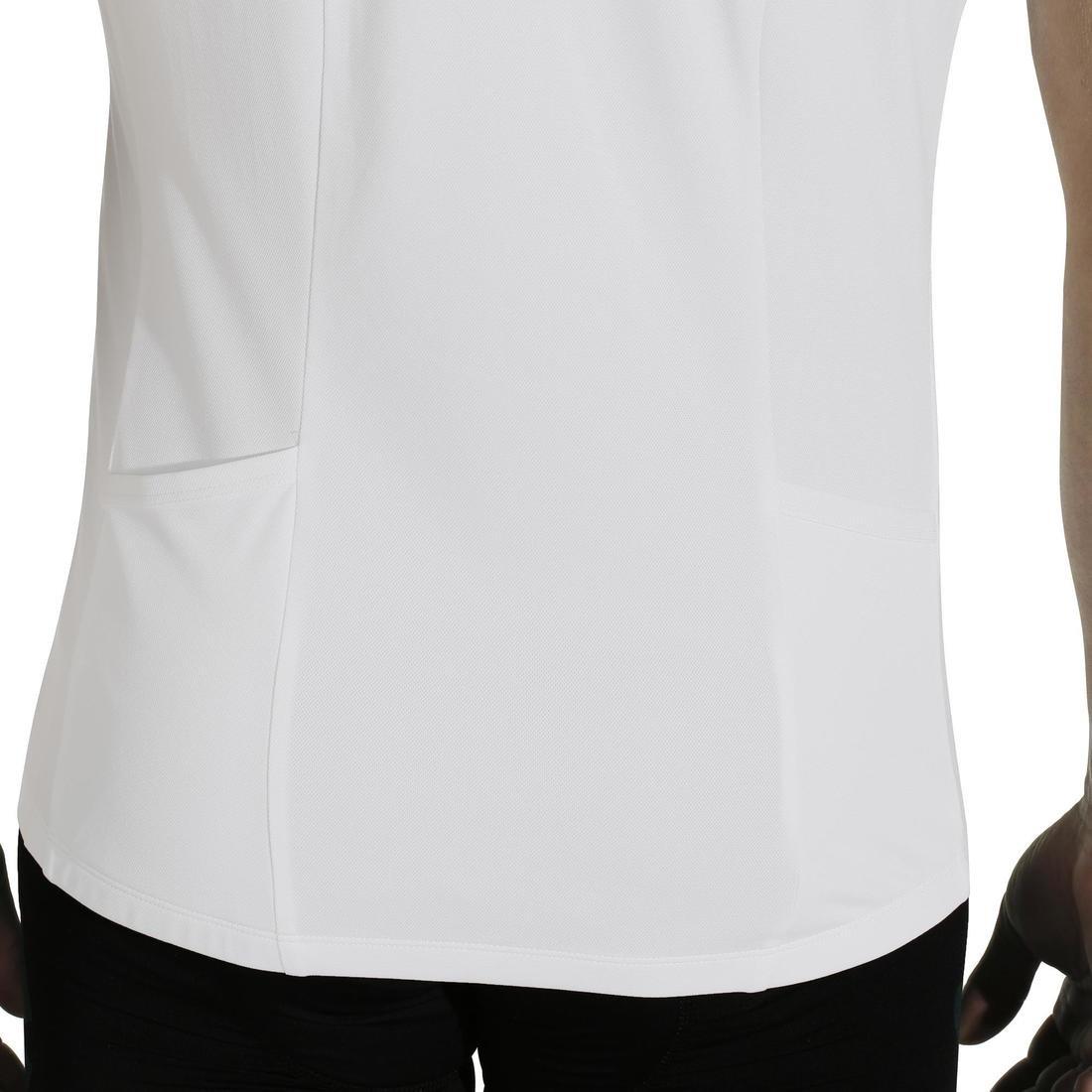Essential Road Cycling Short-Sleeved Jersey - Blue, Snow White, , large image number 2
