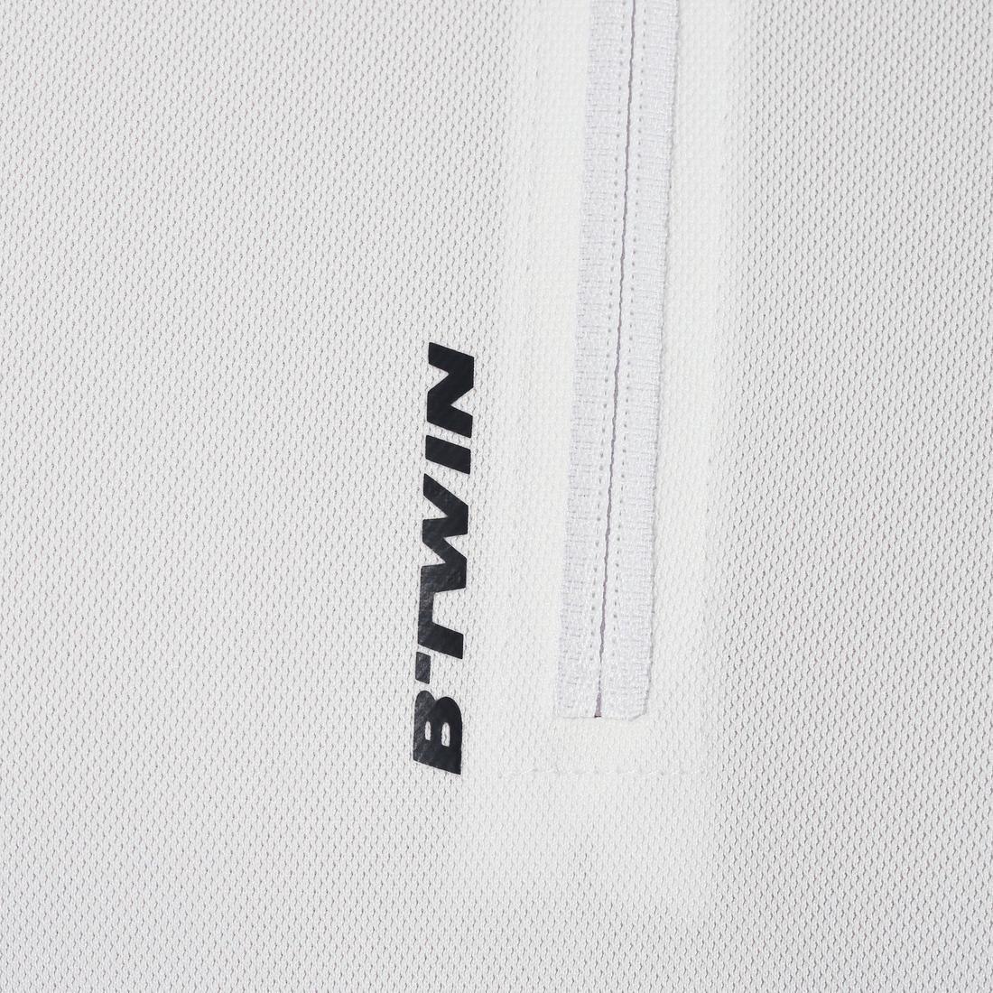 Essential Road Cycling Short-Sleeved Jersey - Blue, Snow White, , large image number 3