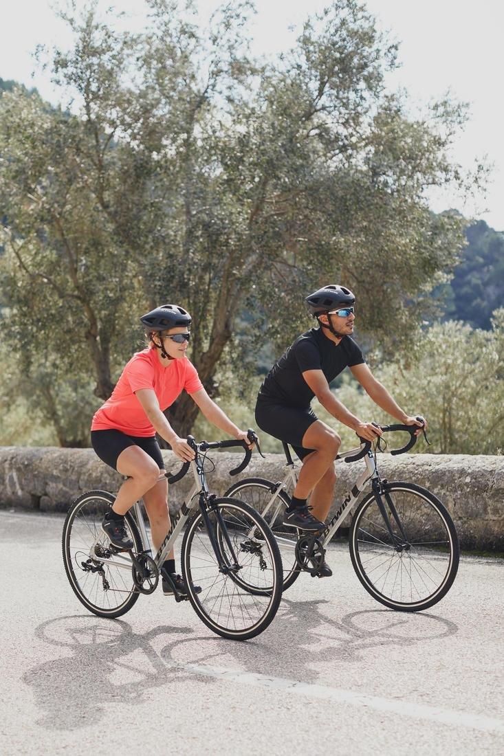 Essential Road Cycling Short-Sleeved Jersey - Blue, Snow White, No Color, large image number 6