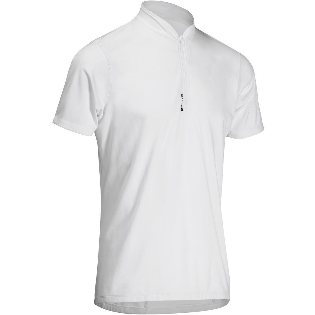 Essential Road Cycling Short-Sleeved Jersey - Blue, Snow White, , large image number 12