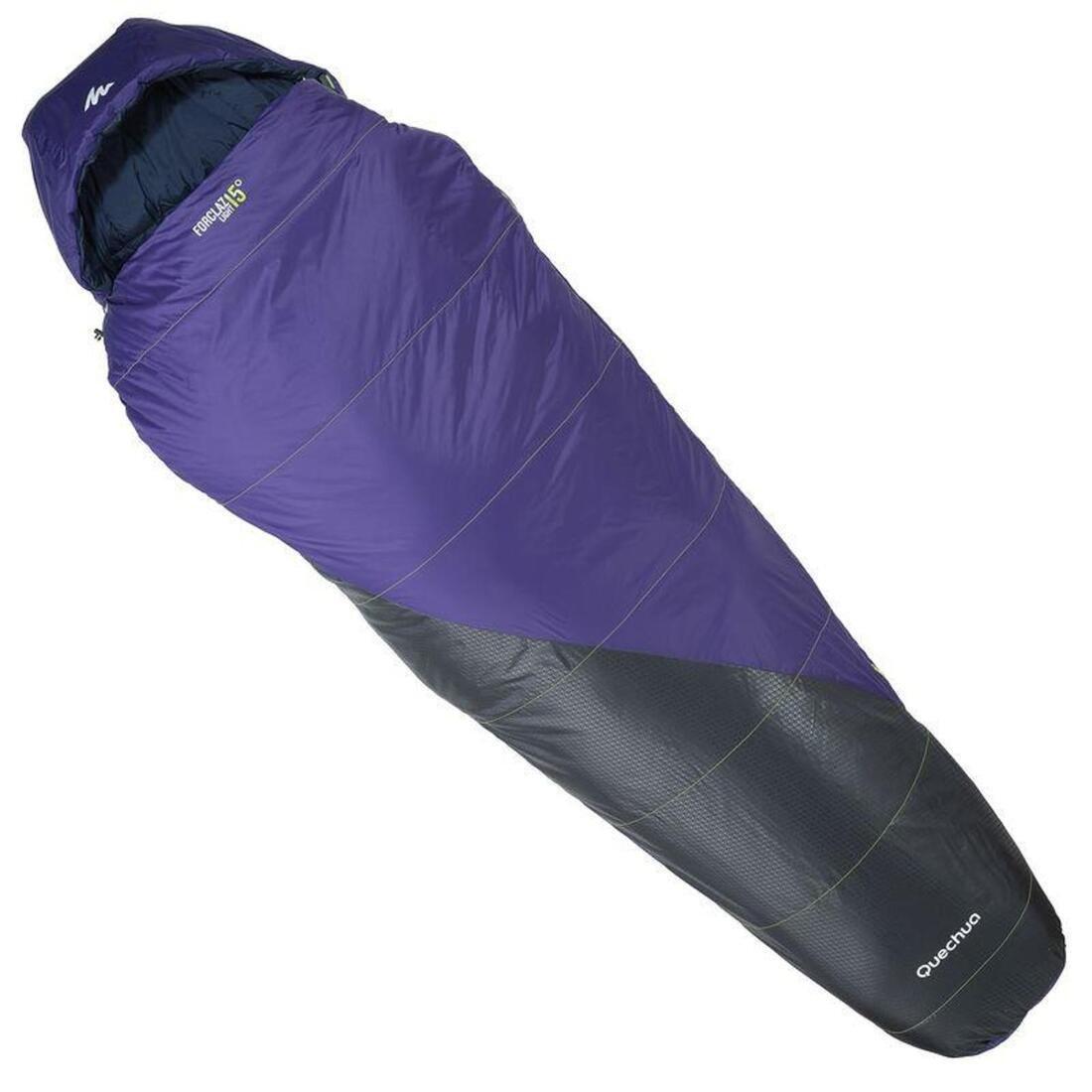Large Forclaz Light Hiking Sleeping Bag, Purple, , large image number 2