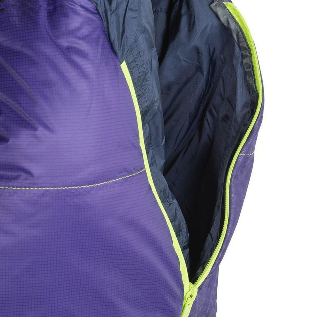 Large Forclaz Light Hiking Sleeping Bag, Purple, , large image number 4