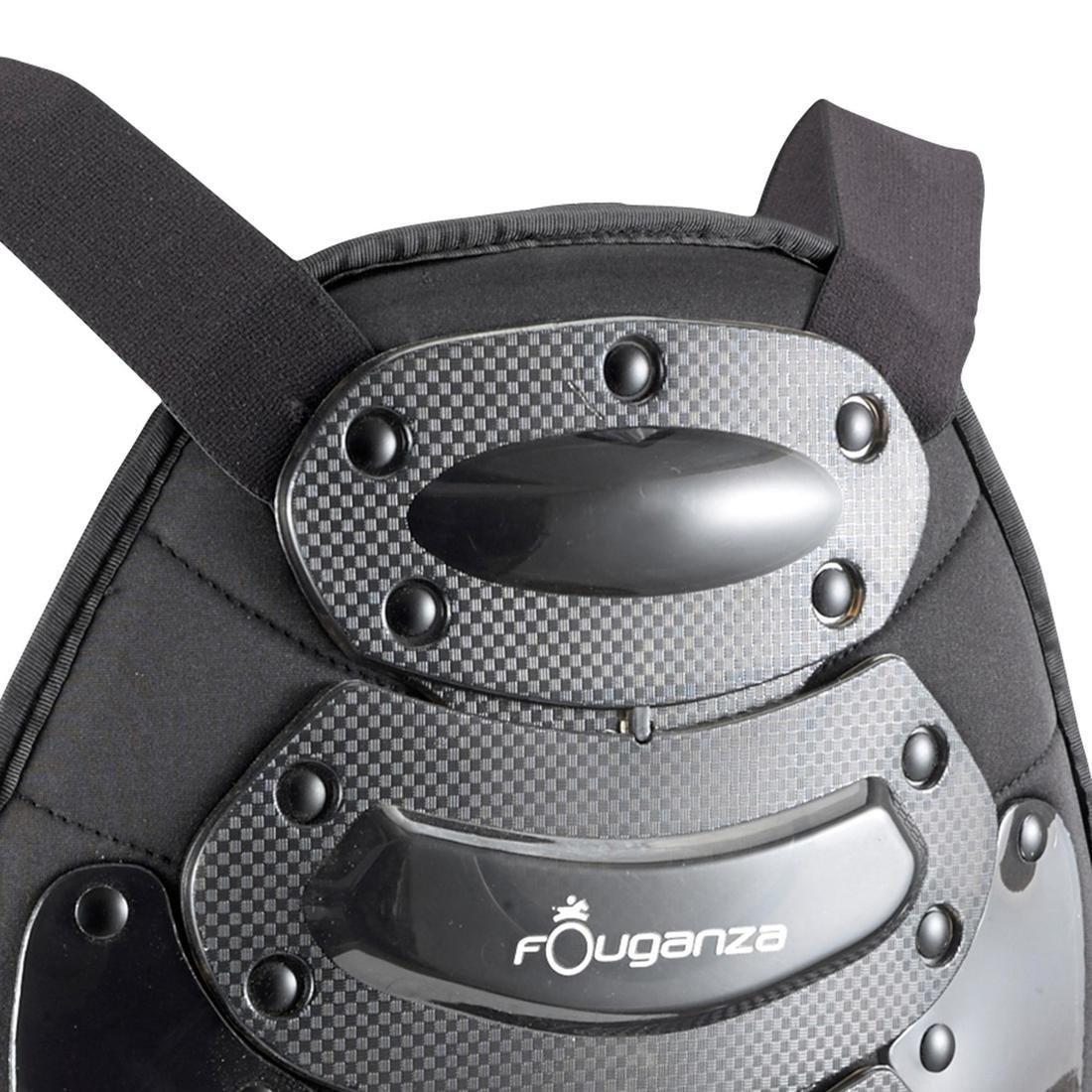 BLACK Safety Adult and Children's Horse Riding Back Protector - Black, 5401_000, large image number 3