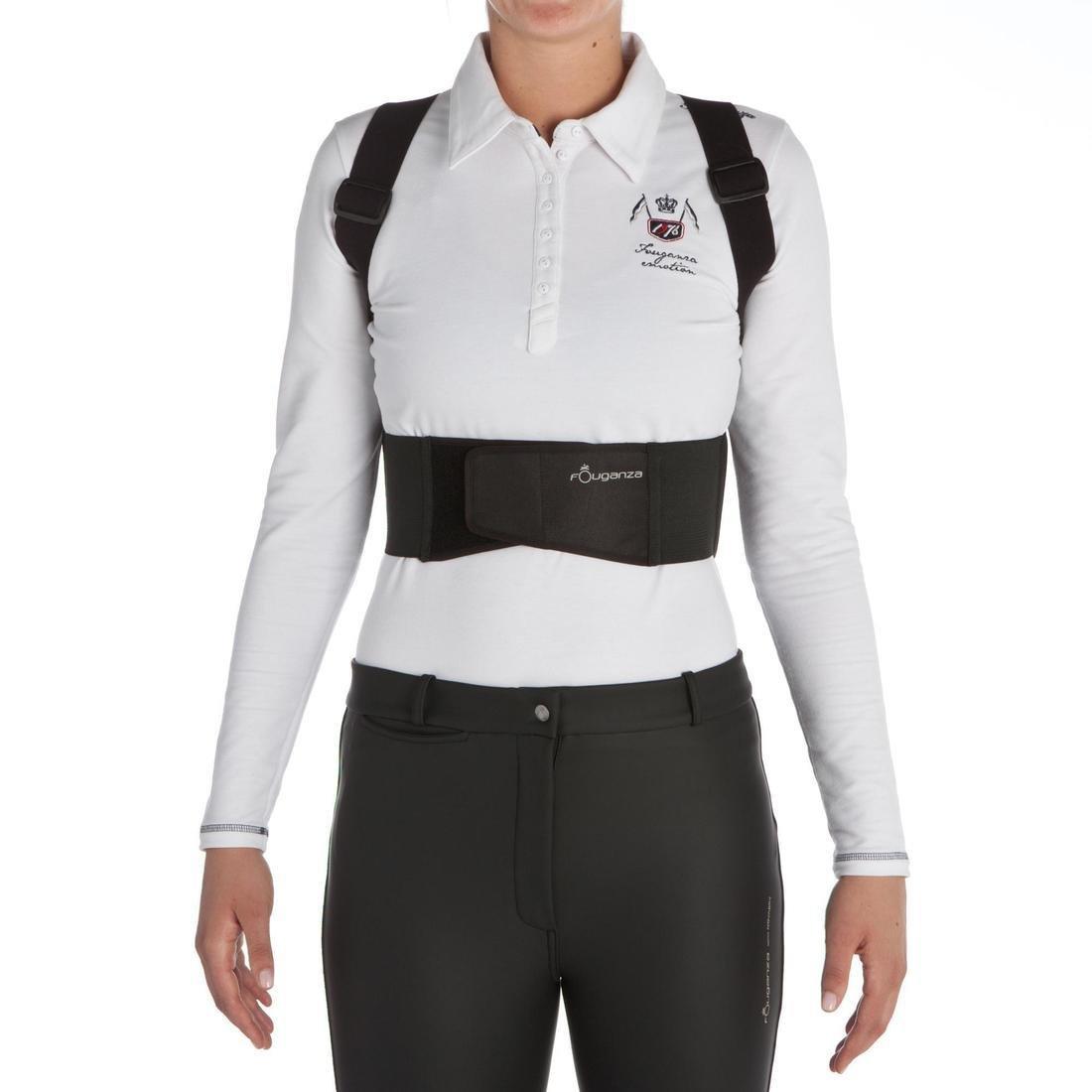 BLACK Safety Adult and Children's Horse Riding Back Protector - Black, 5401_000, large image number 7