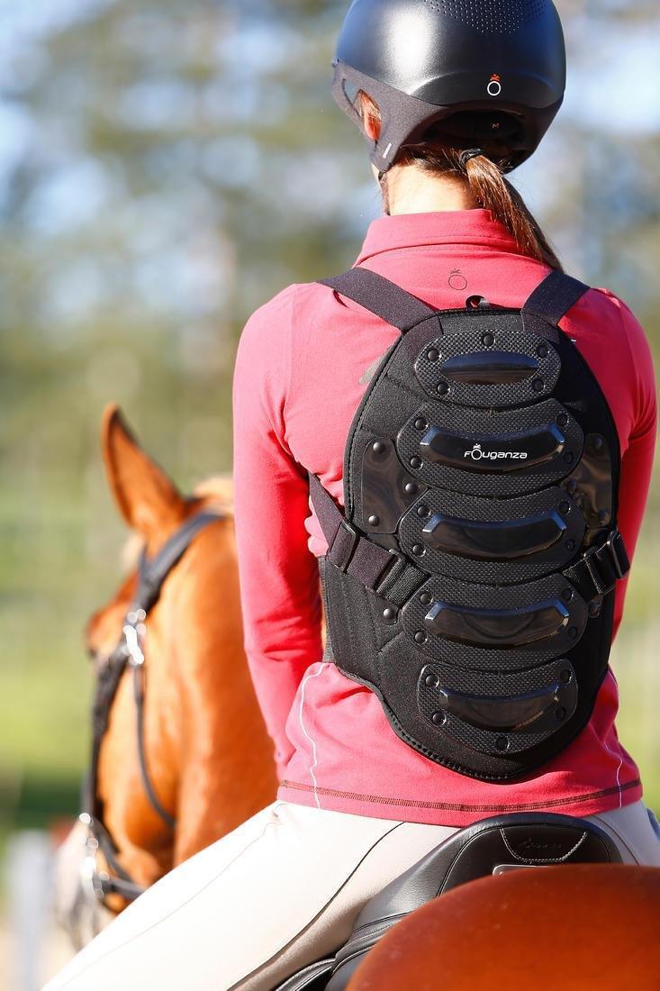 BLACK Safety Adult and Children's Horse Riding Back Protector - Black, 5401_000, large image number 13