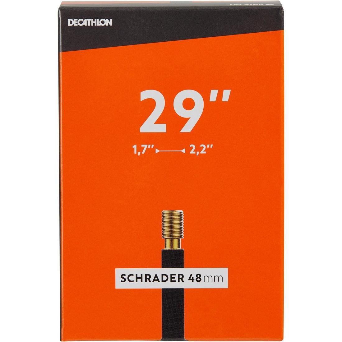 Auto Valve  29X1.7-2.2 Bike Inner Tube - Schrader, , large image number 0