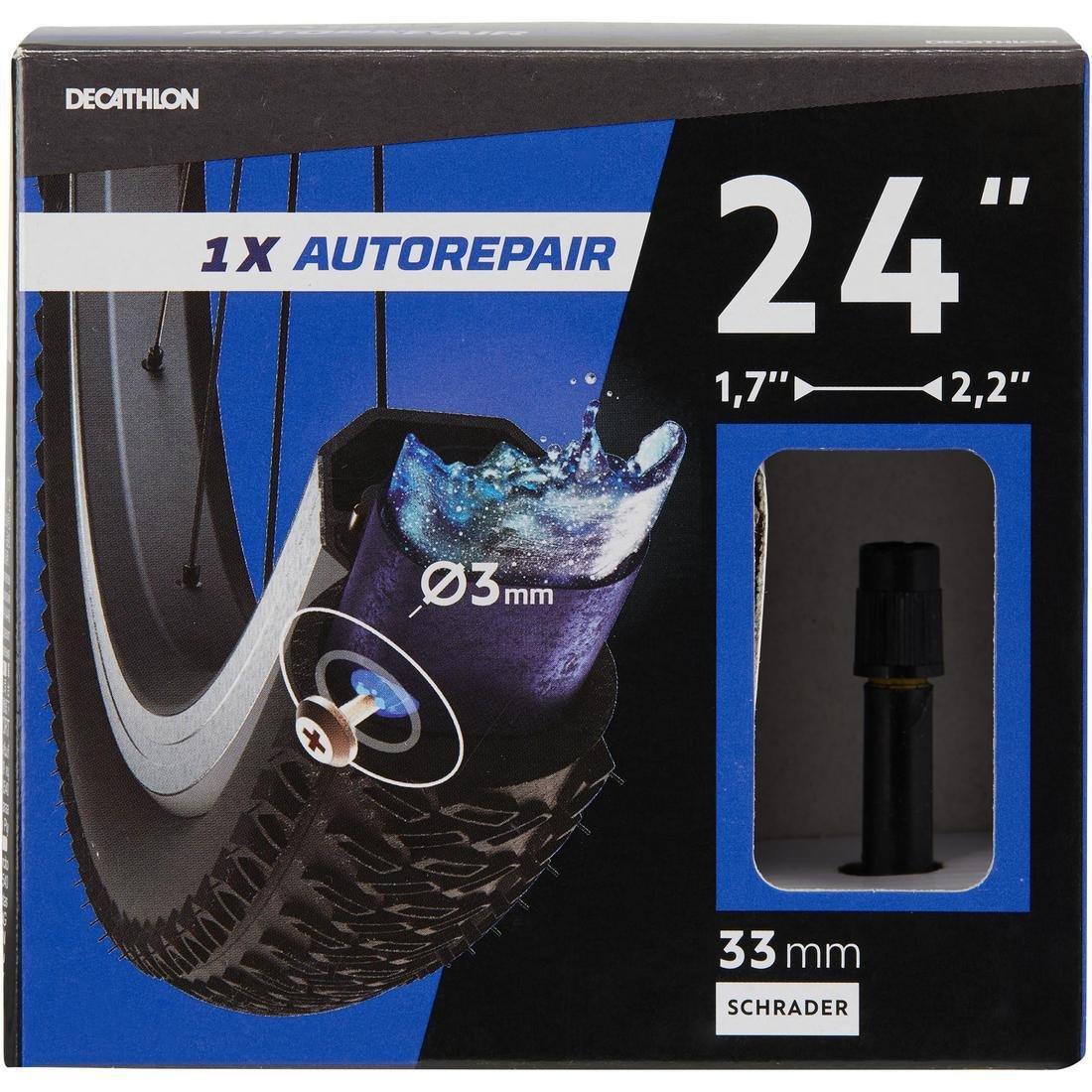 Auto Valve  24X1.7-2.2 Self-Sealing Bike Inner Tube - Schrader, , large image number 0