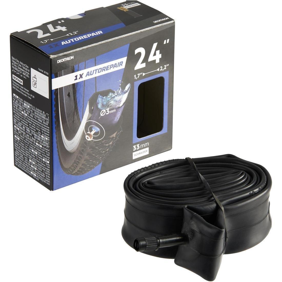 Auto Valve  24X1.7-2.2 Self-Sealing Bike Inner Tube - Schrader, , large image number 2
