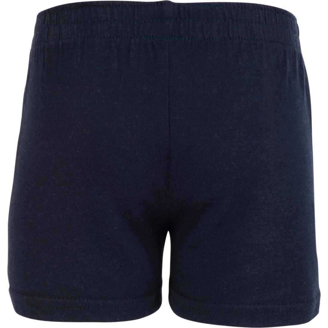 12M  100 Baby Gym Shorts - Navy Blue, Asphalt Blue, No Color, large image number 3