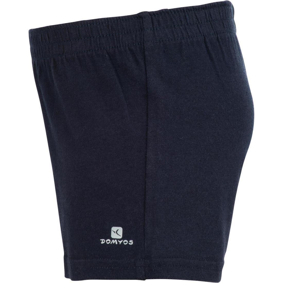 12M  100 Baby Gym Shorts - Navy Blue, Asphalt Blue, No Color, large image number 4
