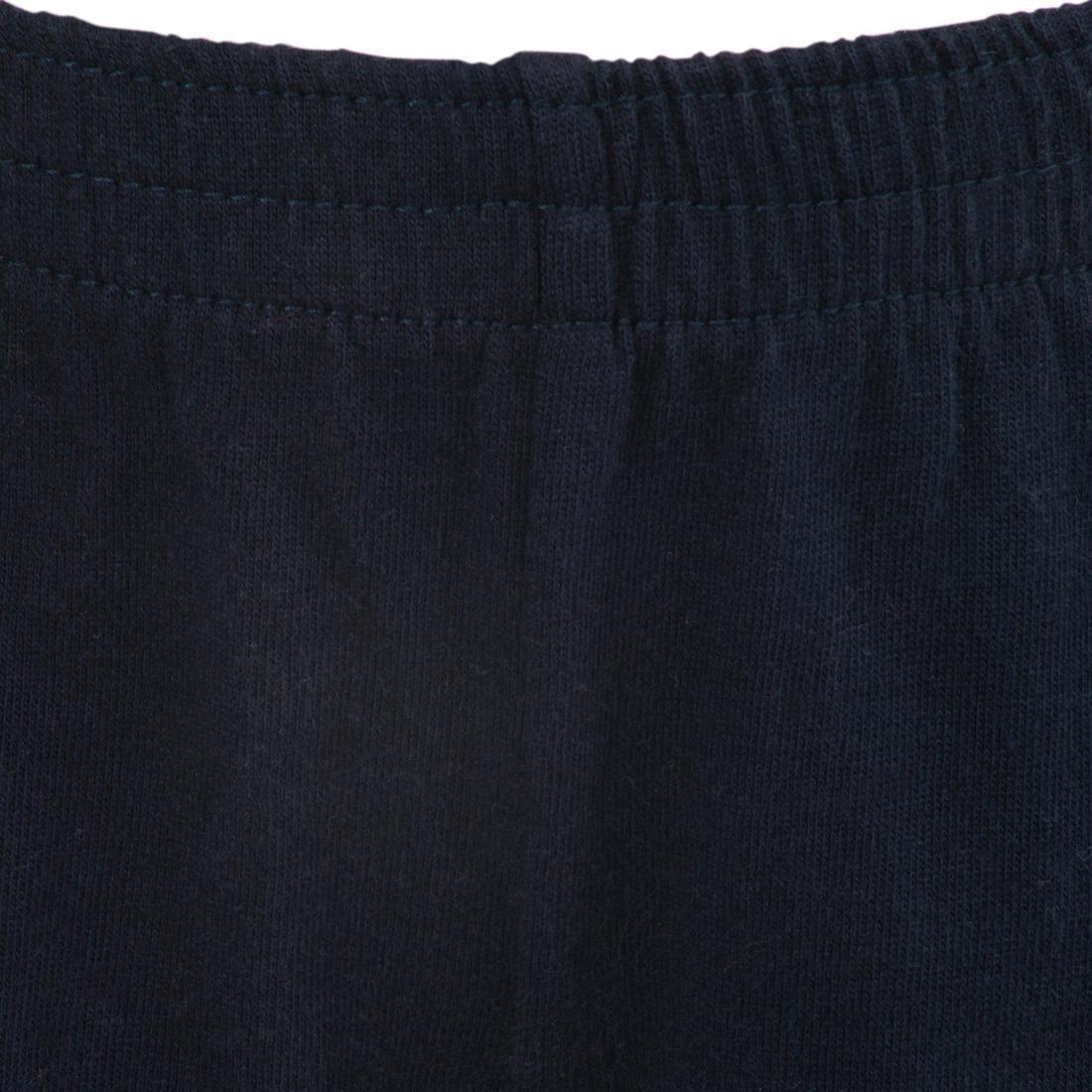 12M  100 Baby Gym Shorts - Navy Blue, Asphalt Blue, No Color, large image number 5