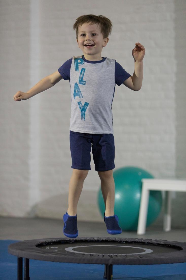 12M  100 Baby Gym Shorts - Navy Blue, Asphalt Blue, No Color, large image number 10
