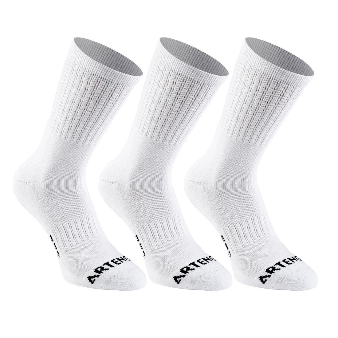 EU 39-42  RS800 Adult High Sports Socks 3-pack, White, , large image number 4