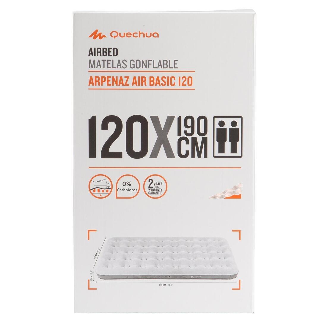 Arpenaz Air Basic 120 Inflatable Camping Mattress, , large image number 5