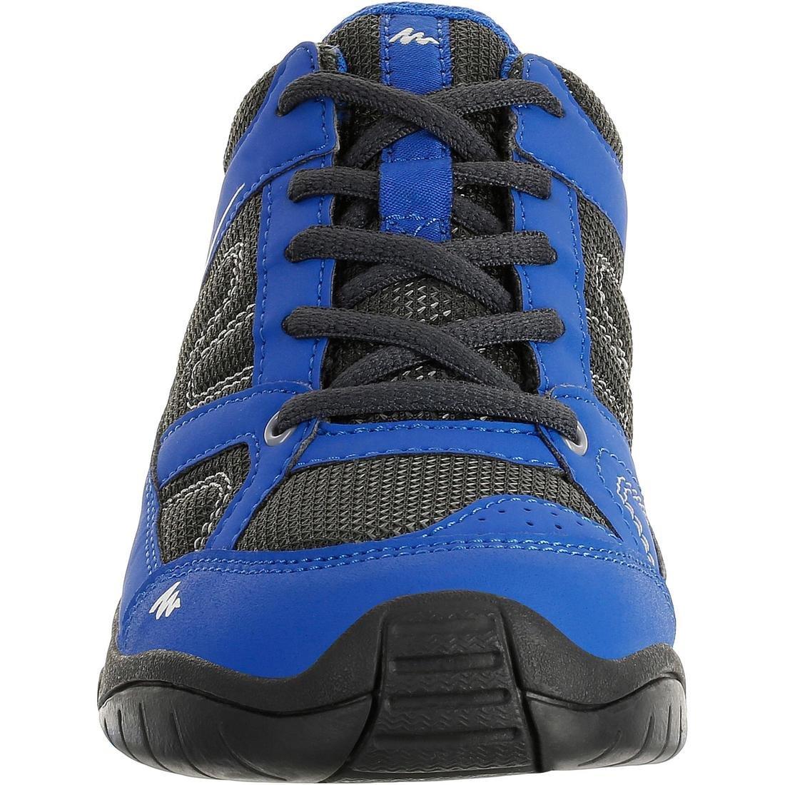 EU 33  Arpenaz 50 Children's Hiking Shoes blue laces, Blue, , large image number 3