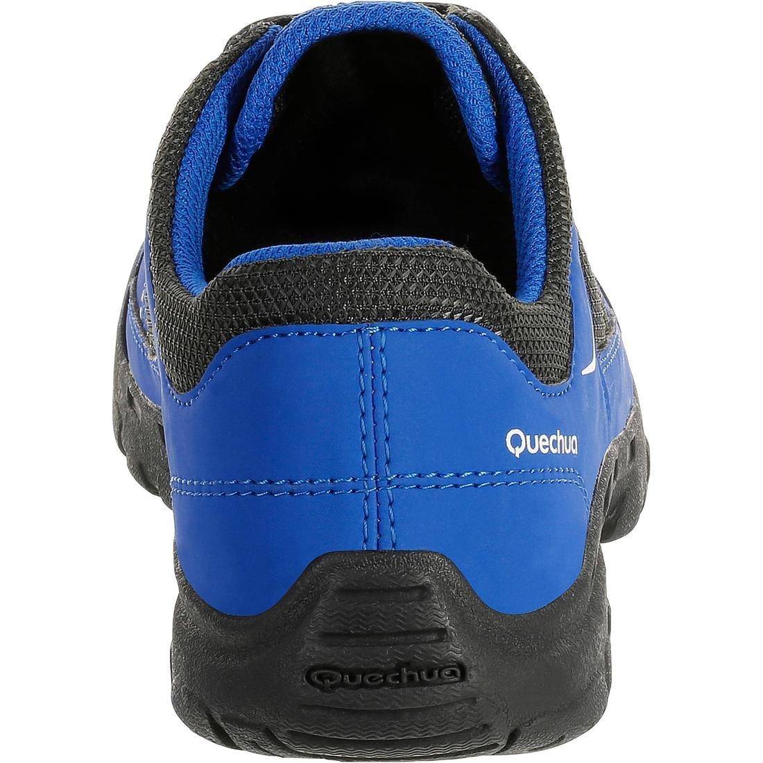 EU 33  Arpenaz 50 Children's Hiking Shoes blue laces, Blue, , large image number 4