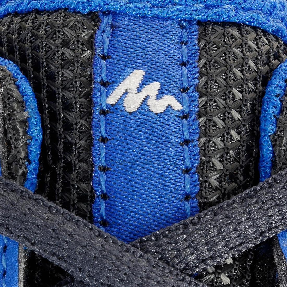 EU 33  Arpenaz 50 Children's Hiking Shoes blue laces, Blue, , large image number 8