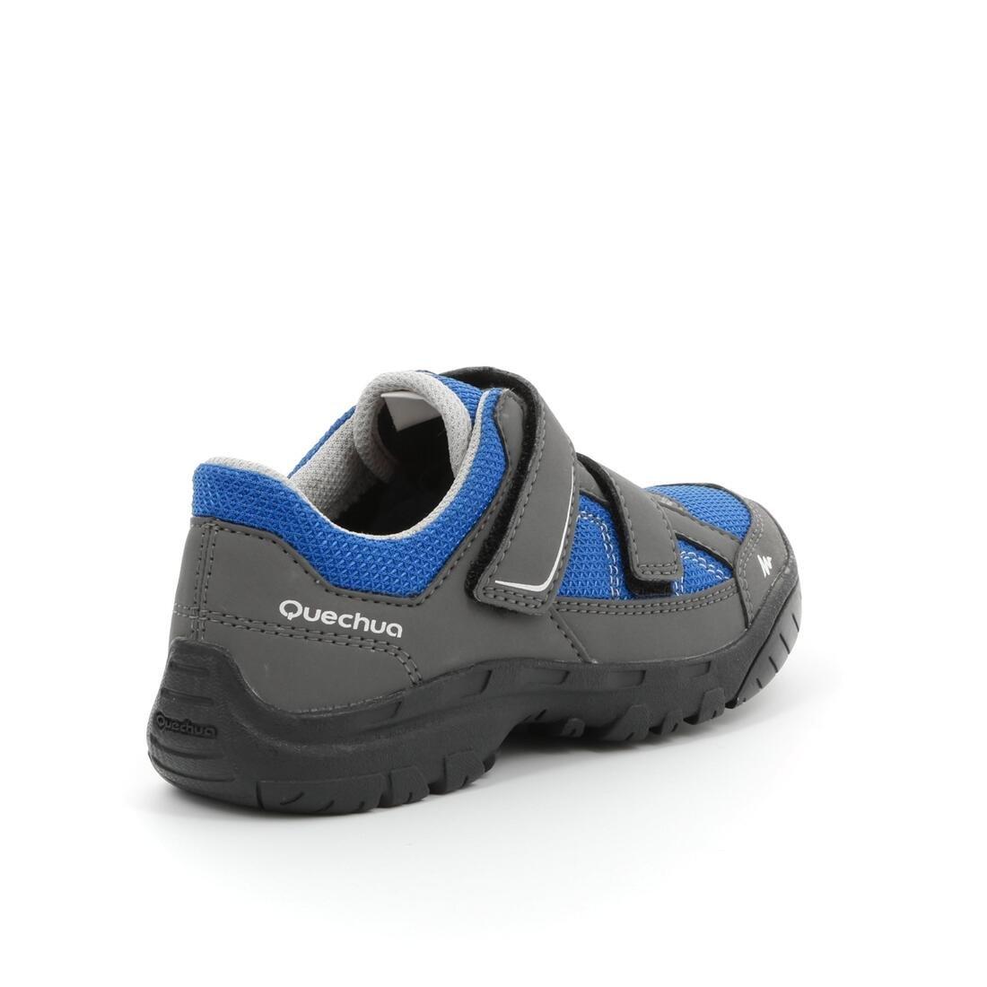 EU 33  Arpenaz 50 Children's Hiking Shoes blue laces, Blue, , large image number 14