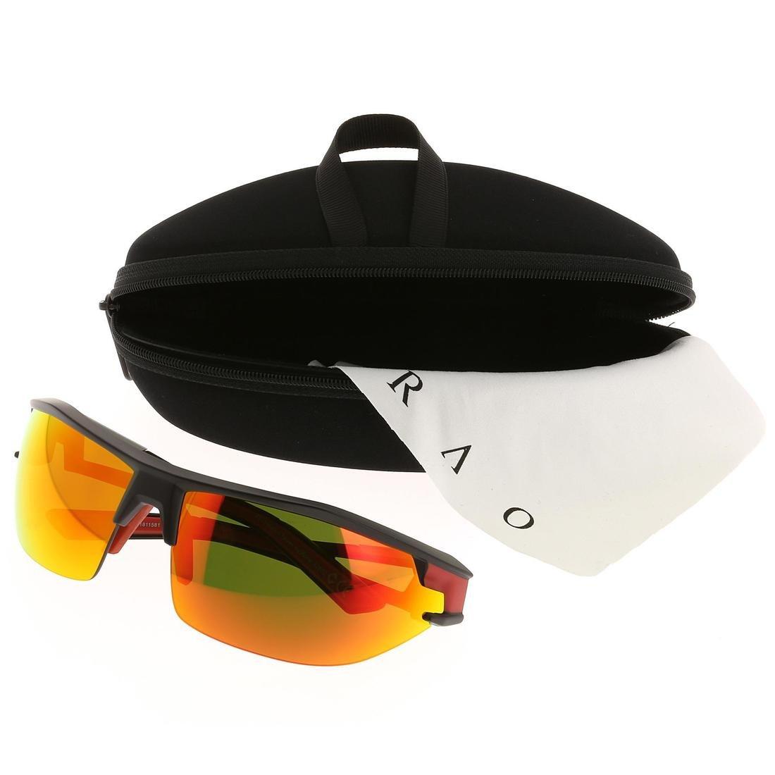 BLACK MOAB sunglasses cycling & running adult black & red interchangeable lenses, No Color, large image number 2