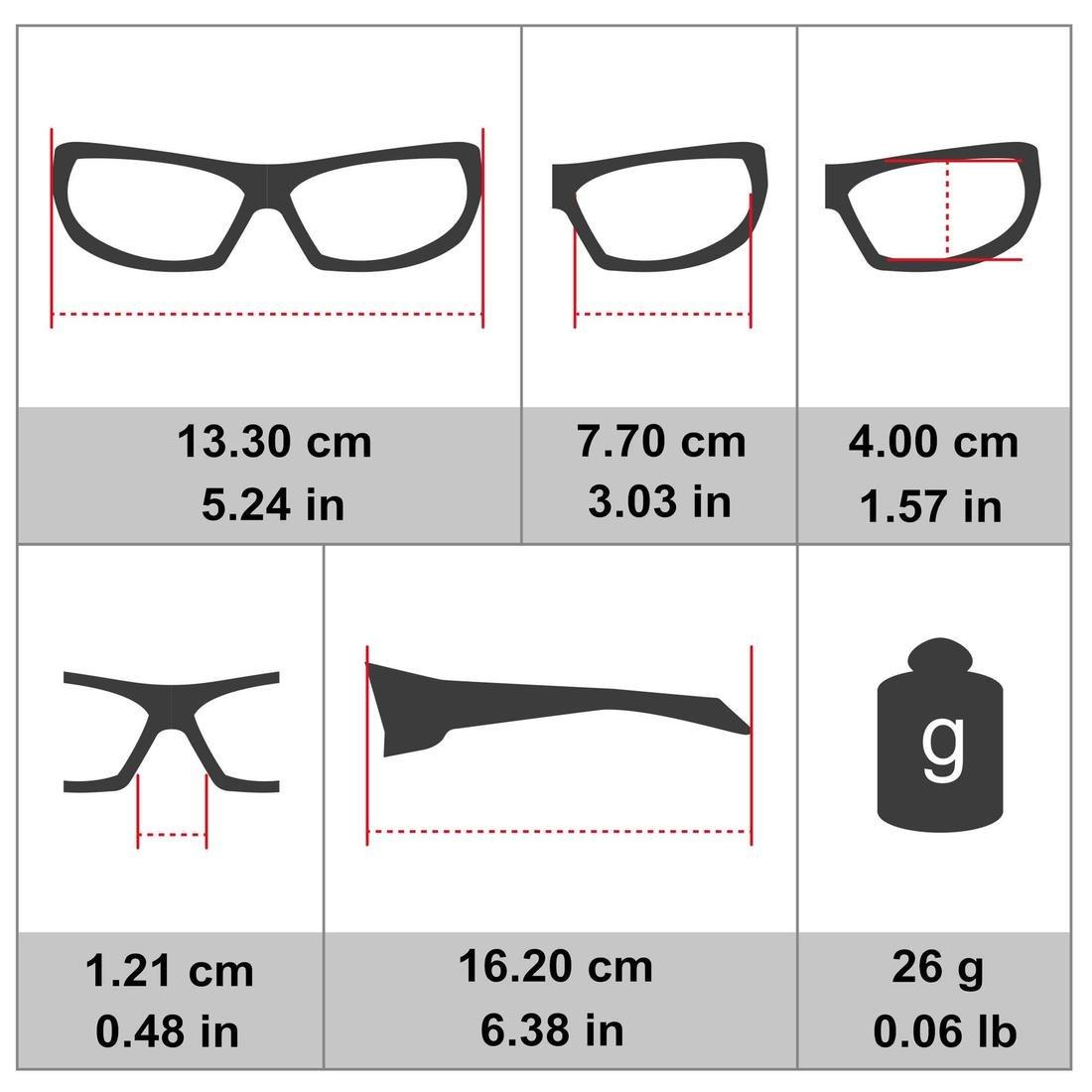 BLACK MOAB sunglasses cycling & running adult black & red interchangeable lenses, No Color, large image number 3