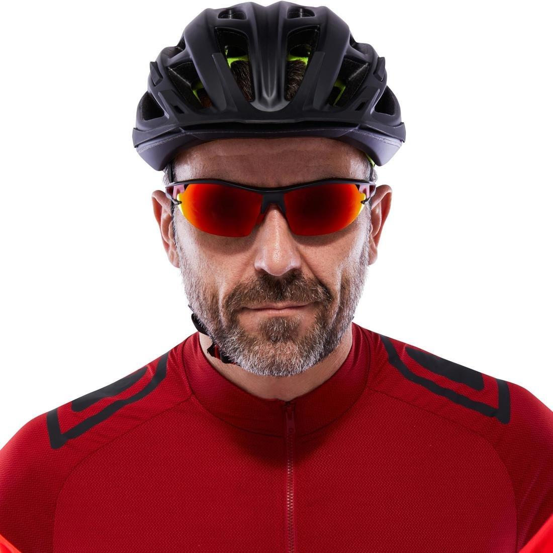BLACK MOAB sunglasses cycling & running adult black & red interchangeable lenses, No Color, large image number 5