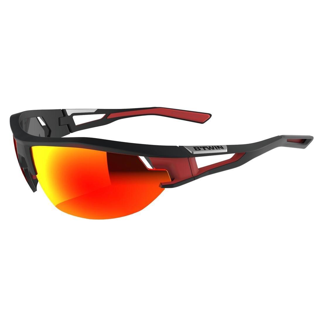 BLACK MOAB sunglasses cycling & running adult black & red interchangeable lenses, No Color, large image number 12