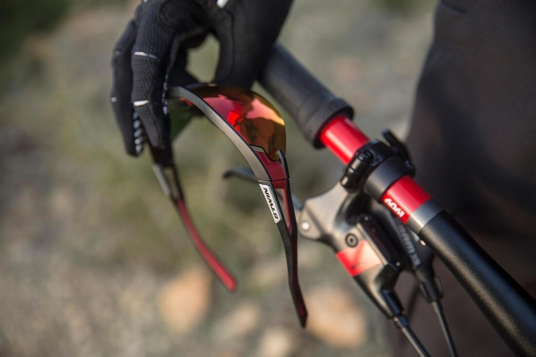 BLACK MOAB sunglasses cycling & running adult black & red interchangeable lenses, No Color, large image number 13