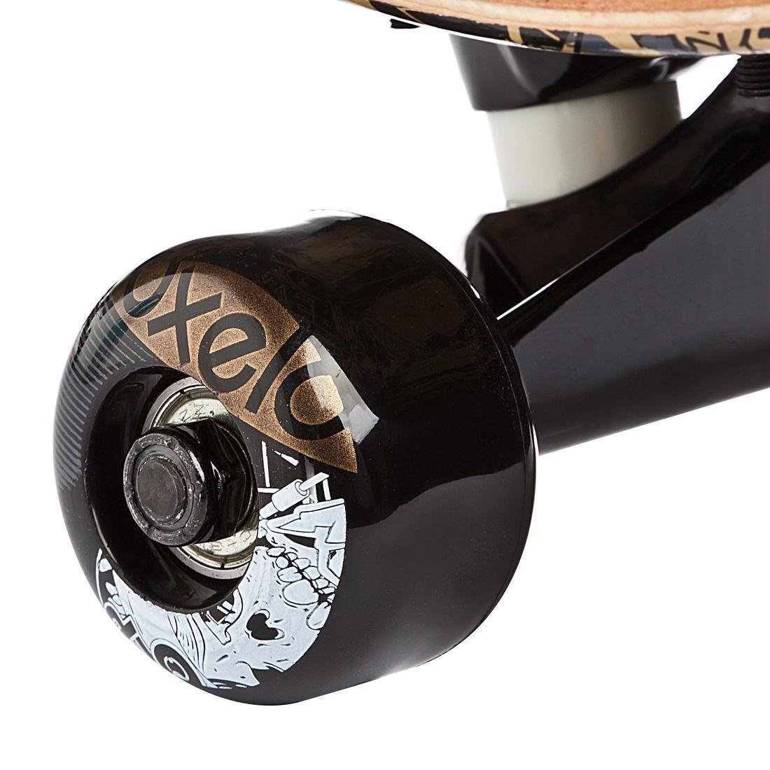 Kids Ages 5 To 7 Skateboard Mid 100, Black, , large image number 7
