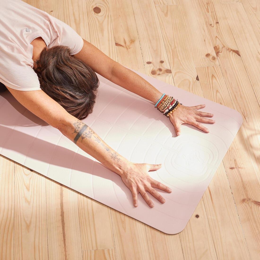 FUCHSIA Light Yoga Mat 5 mm - Coral, No Color, large image number 4