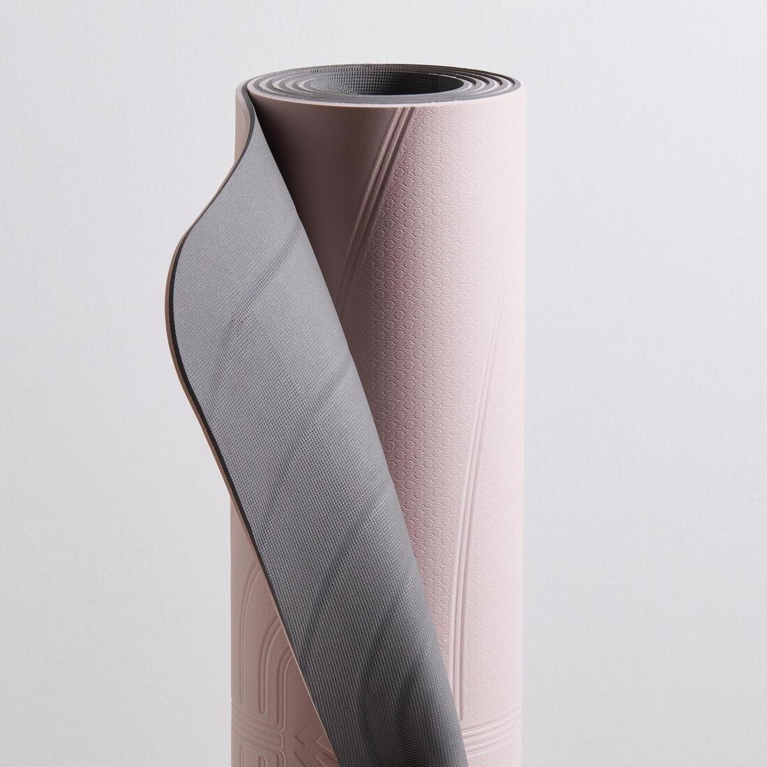 FUCHSIA Light Yoga Mat 5 mm - Coral, No Color, large image number 5