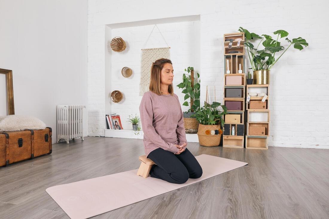 FUCHSIA Light Yoga Mat 5 mm - Coral, No Color, large image number 7