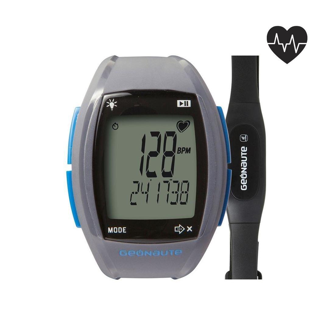 ASPHALT GREY ONrhythm 310 HRM Watch and Coded Chest Strap, No Color, large image number 0