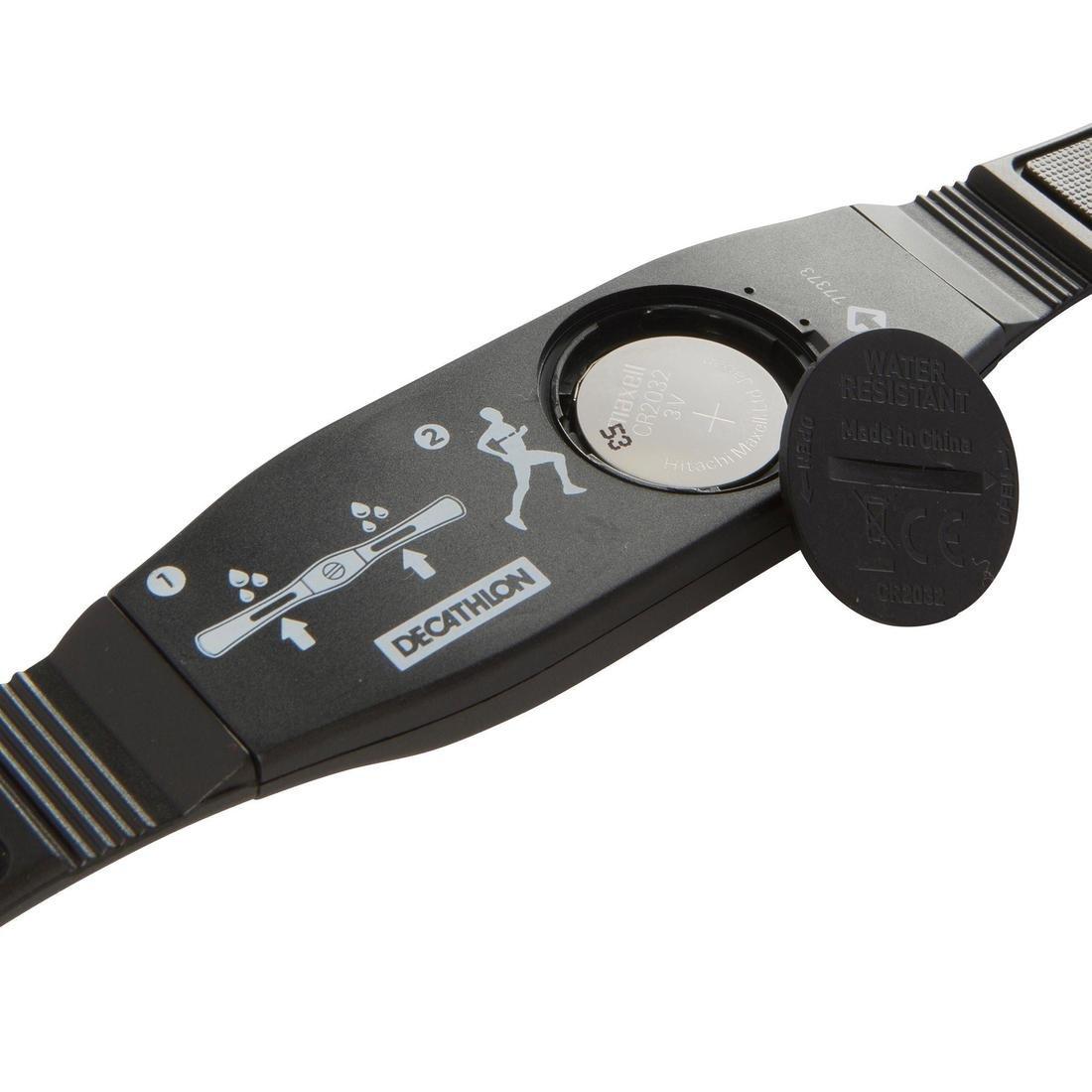 ASPHALT GREY ONrhythm 310 HRM Watch and Coded Chest Strap, No Color, large image number 10