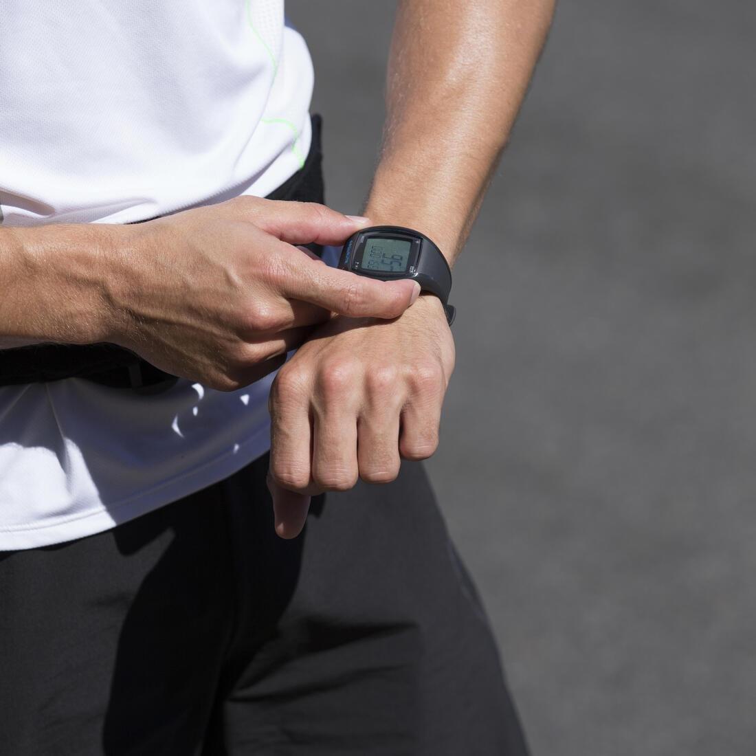 ASPHALT GREY ONrhythm 310 HRM Watch and Coded Chest Strap, No Color, large image number 13