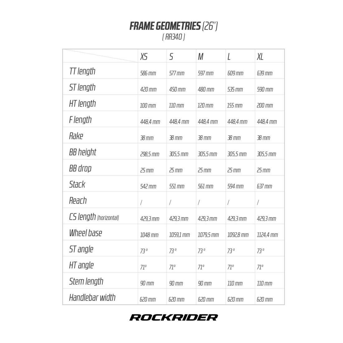Rockrider 340 26 MTB - Black, No Color, large image number 6
