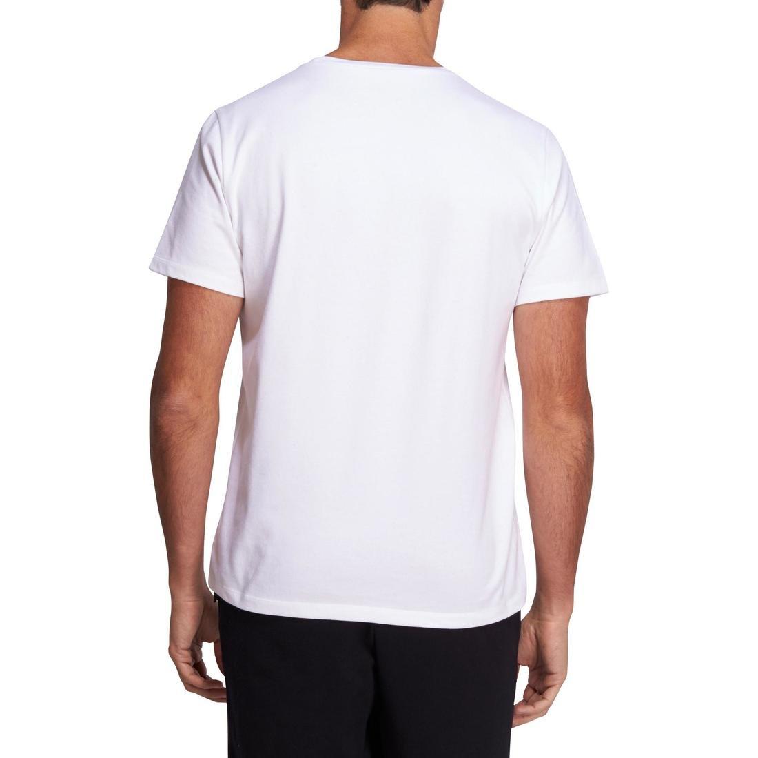 3XL  500 Regular-Fit Pilates And Gentle Gym T-Shirt, Dark Grey, , large image number 5