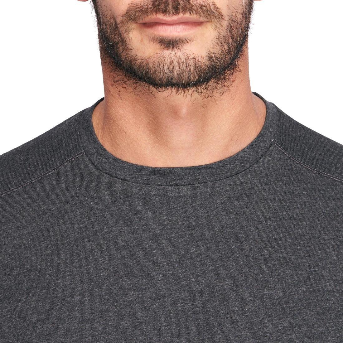 3XL  500 Regular-Fit Pilates And Gentle Gym T-Shirt, Dark Grey, , large image number 14