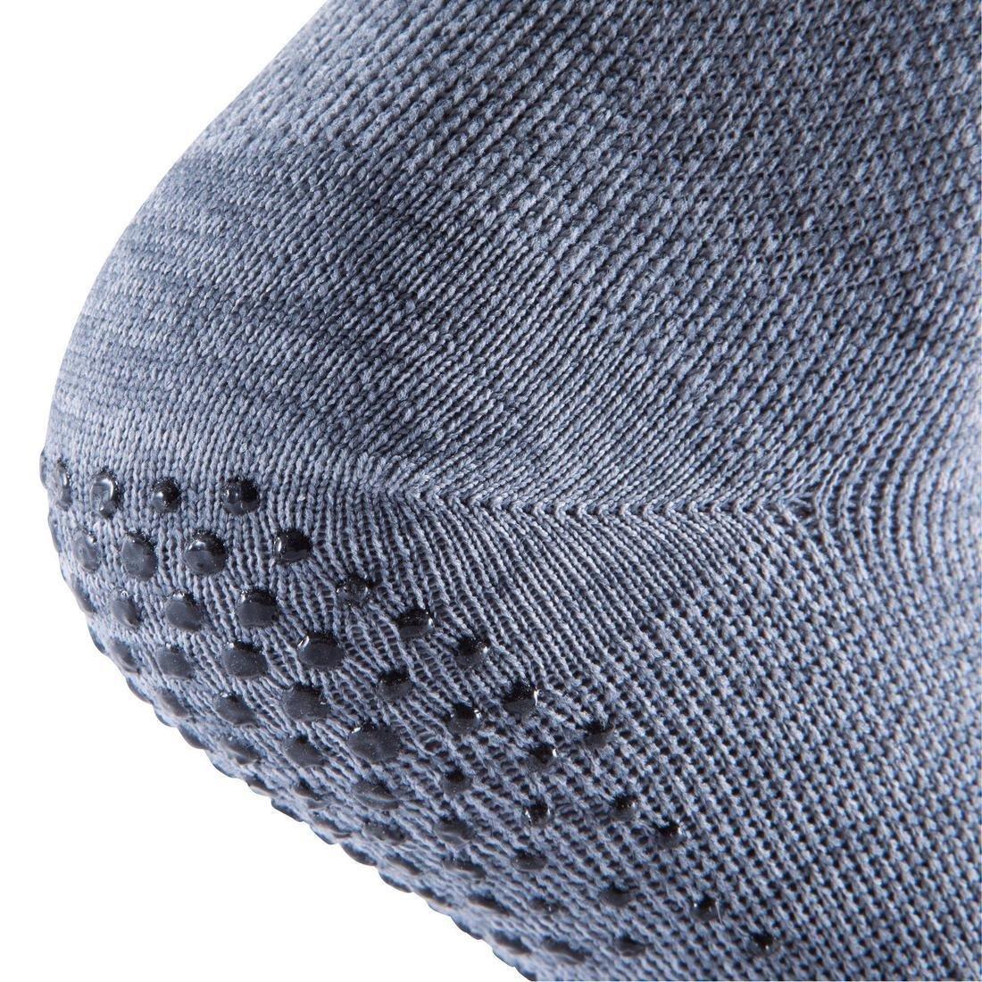 Non-Slip Pilates & Gentle Gym Socks, Black, No Color, large image number 3