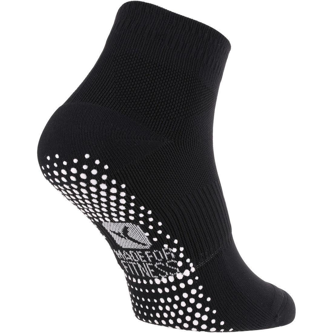 Non-Slip Pilates & Gentle Gym Socks, Black, No Color, large image number 9