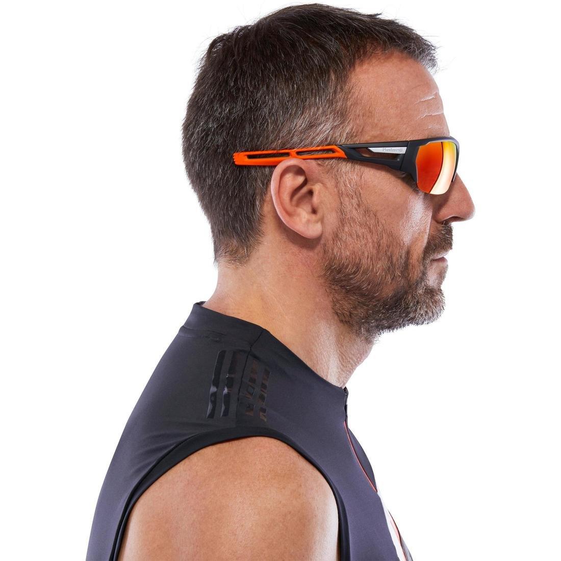 WHITE Running 700 Pack Adult Running Sunglasses 2 Interchangeable Lenses - Grey, , large image number 8